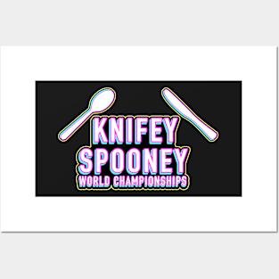 Knifey spooney world championships Australian sport Posters and Art